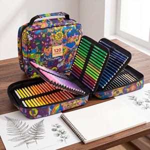 Set di Matite Colorate Bview Art 120 Colori, Kit per Disegno e Colorazione, Forniture Professionali per Artisti, Studenti e <span class=keywords><strong>Adulti</strong></span> - Product Image 1