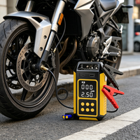 ABS Portable Tire Inflator Mini Air Pump with Digital Display Car Tire Inflator 6000mAh