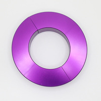 Complex Parameters Aluminum purple Anodized Milling Metal Ring Parts High-precision Measurements Engraving Direct CNC Machining