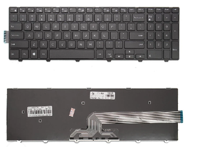 Clavier d'ordinateur portable pour Inspiron 15 3000 5000 3541 3542, disposition américaine, couleur noire, pièce de rechange pleine taille - Product Image 2