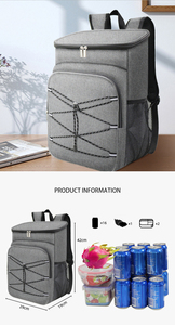 <span class=keywords><strong>Mochila</strong></span> Nevera Personalizada con Logotipo, Bolsa Térmica Impermeable para Almuerzo, <span class=keywords><strong>Picnic</strong></span>, Camping y Actividades al Aire Libre - Product Image 3