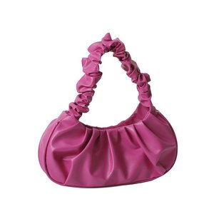 Bolso de Mano Plegado para Mujer, Mini Bolso de Hombro con Diseño de Dumpling, Bolso de Cuero PU Moderno para el Verano - Product Image 1