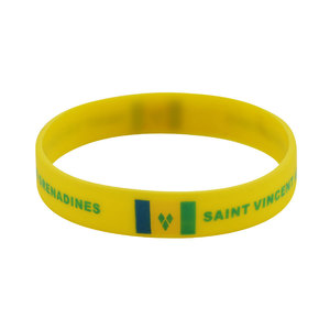 Cờ Jamaica dây đeo cổ tay Silicone Vòng đeo tay 96 quốc gia cờ Silicone Vòng đeo tay cho người hâm mộ thể thao khuỷu tay và miếng đệm đầu gối - Product Image 2