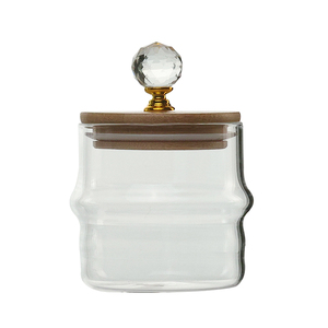 High Borosilicate Bamboo Covered <strong>Storage</strong> <strong>Jar</strong> <strong>Kitchen</strong> Glass sealed <strong>Jar</strong> Bamboo Knot Style Creative <strong>Storage</strong> <strong>Jar</strong> - Product Image 5