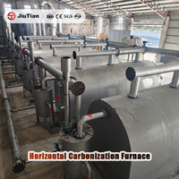 Máquina de Carbonización Horizontal de Alta Eficiencia para Briquetas de Aserrín y Troncos de Madera, para Exportadores de Carbón para Barbacoa