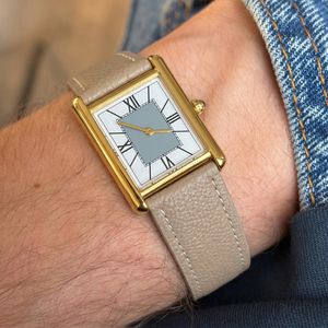 Montre-bracelet carrée rétro pour homme personnalisable CILOA, montre polyvalente pour le travail et les occasions décontractées - Product Image 4