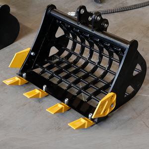 China Mini Excavadora Accesorio Rake Ripper Auger Taladro Pulgar Cubo Acoplador rápido - Product Image 6