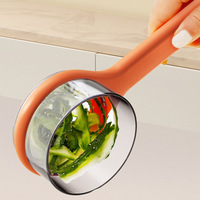 Multifunctionele handmatige roestvrijstalen groente- en fruitsnijder van PP-plastic, creatief design voor thuiskeuken, Boulux LB183