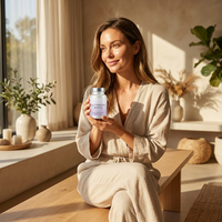 Suplemento de Vitamina 10000GS de Marca Privada OEM, Antioxidante Avanzado para el Brillo de la Piel, Blanqueador, Alto en Proteínas, 60 Cápsulas Veganas Blandas