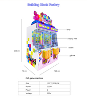 Machine de prix de technologie de pointe Arcade Building Blocks Pusher Machine Équipement d'aire de jeux d'intérieur