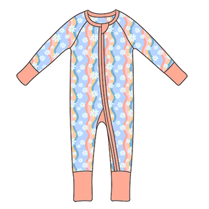 대나무 섬유 여아 의류, 아기 안전 보호 롬퍼, 빠른 배송 및 맞춤 제작 - Product Image 3