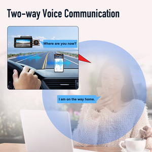 Caméra de voiture à triple objectif 4k 4g avec Wifi Gps 4g <span class=keywords><strong>Streaming</strong></span> <span class=keywords><strong>en</strong></span> direct sur téléphone Compatible avec Cmsv6 pour la gestion de flotte de véhicules IA 4G Cloud Dashcam - Product Image 4