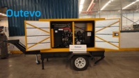 Générateur diesel mobile compact à réponse rapide avec panneau de commande intelligent 10-200KW, installation rapide, alimentation de secours d'urgence