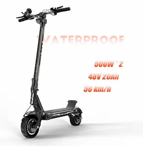 loading 120 KG 48v 48 volt 15ah adult foldable 500w faster electric scooter dual hub mini stand up electric scooter for adult