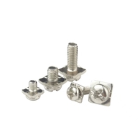 Vis SEMS à tête cylindrique Phillips, plaquée zinc, haute stabilité, avec rondelle plate carrée métrique, pour toiture métallique professionnelle