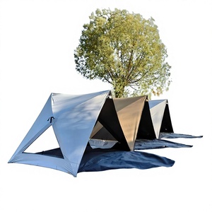 Tente de plage triangulaire légère, imperméable, à ouverture rapide, pour toutes les saisons, protection solaire en plein air, <span class=keywords><strong>camping</strong></span>, pique-nique, pelouse - Product Image 1