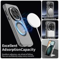 Pour Honor Magic7 Pro 7 Lite X9C Smart X8C Téléphone Aimant Bonbons Coloré Cas Mat Transparent Anti Empreintes Digitales Jaunissement Couverture