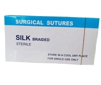 Fil chirurgical médical Monofilament en nylon Suture soie polypropylène non absorbable Suture chirurgicale avec aiguille