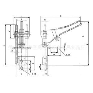 <b>Quick</b> <b>Clamp</b> Industrial Latch Stainless Steel GH-40344 Metric Tooling Fixture - Product Image 1