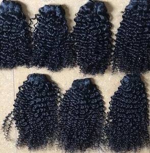 Mèches brésiliennes naturelles de cheveux vierges, cheveux bruts, en Double Drawn, extensions de cheveux non traités, alignées, vente en gros, 50 pièces - Product Image 5