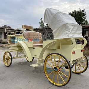 Nouvelle Carrosse Royale Dorée de Luxe pour Mariage, Électrique et Tirée par des Chevaux, à Vendre - Product Image 4