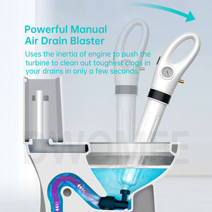 Gonfleur puissant à haute pression d'air pour toilettes, crochet de nettoyage d'évier de <span class=keywords><strong>cuisine</strong></span> domestique, tuyau de toilette, drague, pompe à piston de toilette - Product Image 2