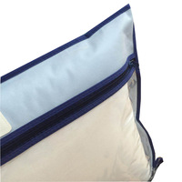 Vente en gros logo personnalisé sac de rangement haute capacité fermeture éclair couette oreiller couverture sacs d'emballage avec poignée