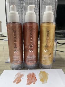 Protector Solar de Marca Blanca con FPS <span class=keywords><strong>50</strong></span>, Resistente al Sudor y al Agua, Protección UV, <span class=keywords><strong>Aceite</strong></span> Corporal con Brillo, <span class=keywords><strong>Aceite</strong></span> Brillante con Destellos Ámbar Dorado - Product Image 2