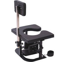 Chaise de soumission BDSM pour position assise, avec entonnoir, pour l'entraînement des esclaves masculins, jouet sexuel fétichiste, collier de bondage