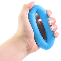 Mini agarre de mano ovalado portátil, brazo muscular, refuerzo de Fitness, silicona suave, juego de precio