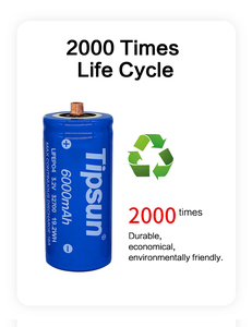 팁선 32700 3.2V 6000mAh LiFePO4 배터리 셀 19.2Wh 충전식 리튬인산철 배터리 6월 전체 기간 동안 16% 할인 - Product Image 6