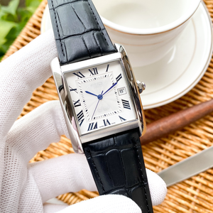 Montre élégante à cadran carré avec accent en diamant, bracelet en acier inoxydable, fabrication suisse, montre habillée de luxe pour femmes, à porter au quotidien et pour les occasions formelles - Product Image 1