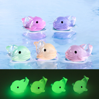 YIWUPOWER Miniatures de paysages lumineux et colorés en forme de dauphins pour aquarium, décorations DIY, petits ornements, cadeau de fête