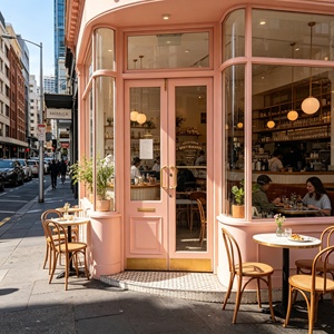 Portes commerciales en verre en alliage d'aluminium robustes, résistantes au fort trafic et à la corrosion, pour entrées de magasins - Product Image 3