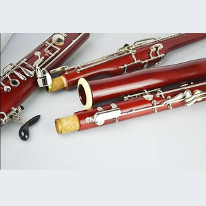 SLADE <span class=keywords><strong>Bois</strong></span> vent Instruments de Musique Professionnel Rouge Noir C Key Tone <span class=keywords><strong>Hautbois</strong></span> Basson Usine Vente En Gros Érable - Product Image 6