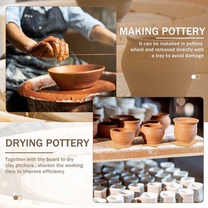 Multifunctional Pottery Bats Wheel <strong>Clay</strong> Artists Pottery Wheel Bats Wedging Board Pottery Sculpture Base <strong>Plate</strong> - Product Image 5