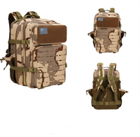 Sac à dos tactique camouflage pour homme, idéal pour la randonnée, le cyclisme, le camping et les opérations d'assaut en extérieur