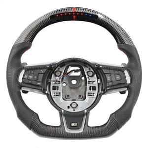 Tùy chỉnh chỉ đạo bánh xe sợi carbon chỉ đạo bánh xe cho Jaguar XF 2011-2015 Bumper phía trước lưới tản nhiệt Đèn pha rear-View gương - Product Image 5