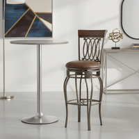 Tabouret de bar pivotant de luxe personnalisé avec siège rembourré rond, chaise de salle à manger, chaise de cuisine, chaise de pub
