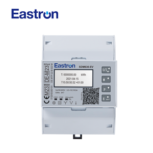 Medidor de Energía para Vehículos Eléctricos <span class=keywords><strong>Eastron</strong></span> <span class=keywords><strong>SDM</strong></span> 630-EV con Certificación MID, Medidor de Carga para Vehículos Eléctricos Trifásico OCMF con Pantalla LCD - Product Image 1