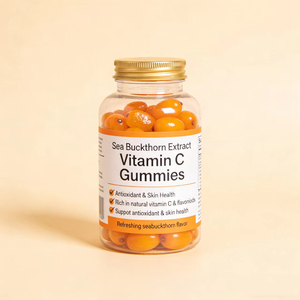 Natural Sea Buckthorn Flavone Vitamin C Gummies Antioxidant Immune Support Daily Health <b>Gummy</b> <b>Candy</b> - Product Image 1