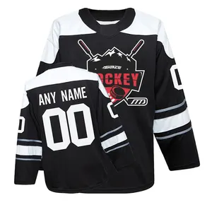 2023 nouvelle impression 3D cousue rétro Hockey chemise classiques authentique maillot de Hockey hommes à manches longues uniforme de Hockey sur glace