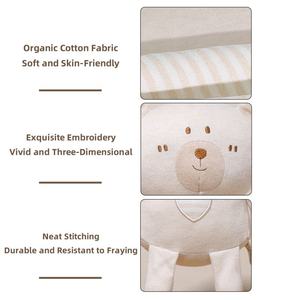 Muñeco de Peluche de Algodón Orgánico <span class=keywords><strong>para</strong></span> Bebés Recién Nacidos, Muñeco de Compañía <span class=keywords><strong>para</strong></span> Dormir, Juguete de Peluche de Animales de Patas Largas <span class=keywords><strong>para</strong></span> Morder y Masticar - Product Image 5