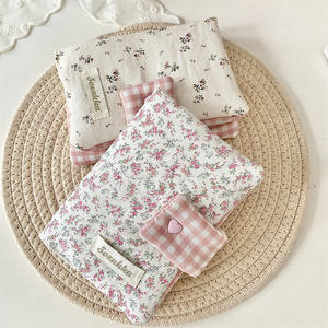 Funda Protectora Portátil para Cuaderno con Diseño Floral Hecho a Mano, Diseño de <span class=keywords><strong>Trébol</strong></span>, para Diario, Libreta, Material Escolar para Regreso a Clases - Product Image 4