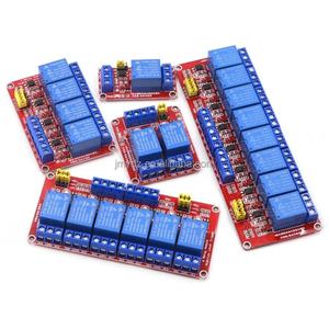 Módulo de relé de 4 canales 5V 12V 24V con placa roja, aislamiento por optoacoplador, salida de nivel alto/bajo, módulo de relé con disparo por nivel. - Product Image 3