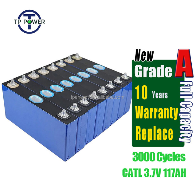 CATL 3.7V 117Ah NCM Lithium Ion Deep Cycle Battery Cells CE/RoHS Certified 3000 Cycles for Electric Bikes Golf Carts Mobility