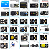 Kit de capteurs Keyestudio ESP32 24 en 1, kit de démarrage pour l'éducation STEM, kit DIY ESP32