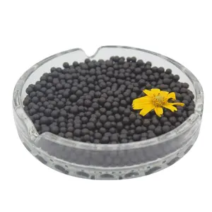 Fertilizante npk 12-3-3 para agricultura, fertilizante orgânico preto granular