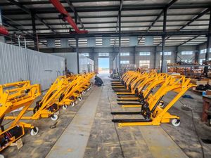 0.5 טון מלגזה ניידת קטנה מתקפלת בגובה 1.5 מטר מלגזה טלסקופית עם מחיר מפעל - Product Image 6