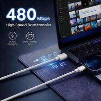 Câble USB vers Type C, charge rapide 3A, tressé en nylon, synchronisation des données 480 Mbps pour téléphones mobiles, écouteurs, appareil photo, plusieurs longueurs